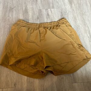 Old Navy Tan Athletic Shorts Lightweight Elastic Waist